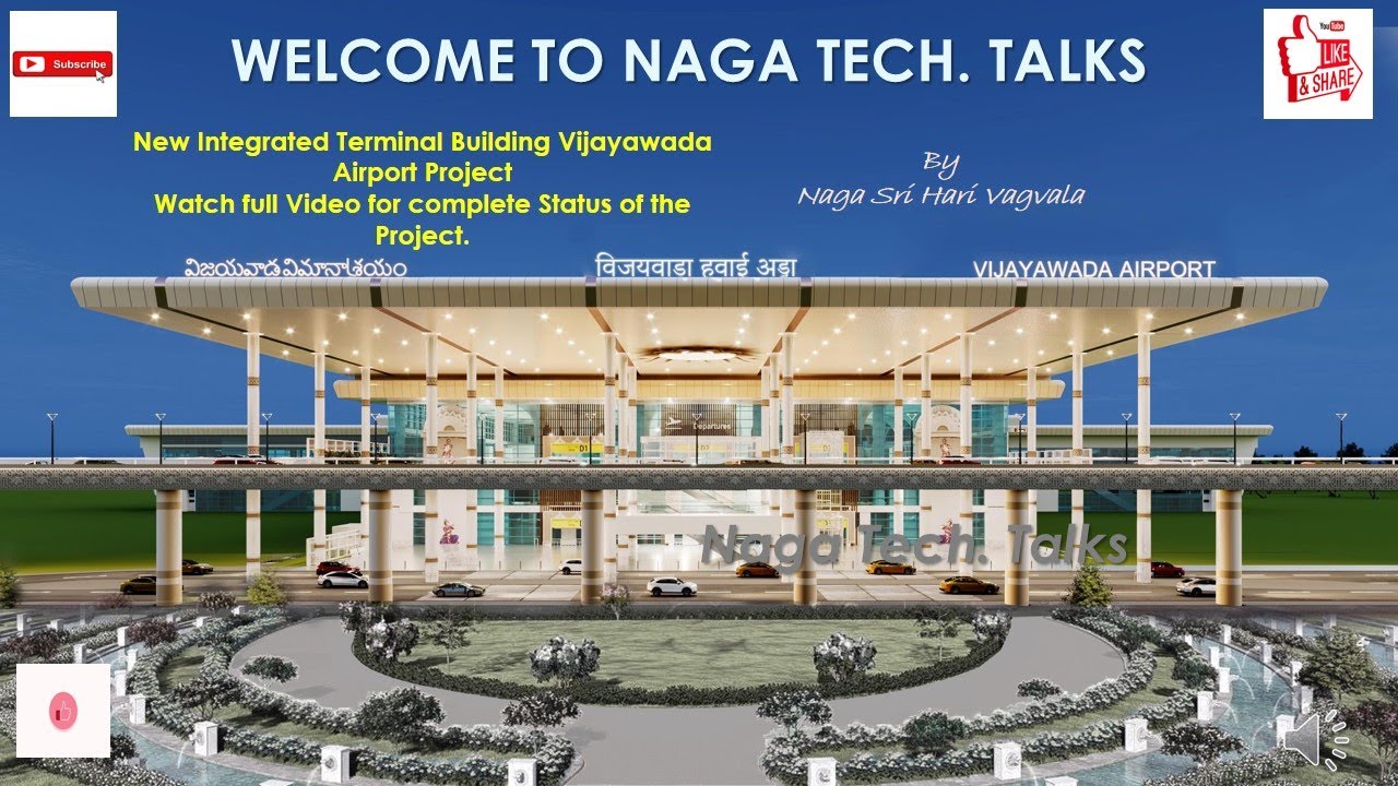 Vijayawada Air Port Project - Latest Status of New Integrated Terminal Building #airportnews