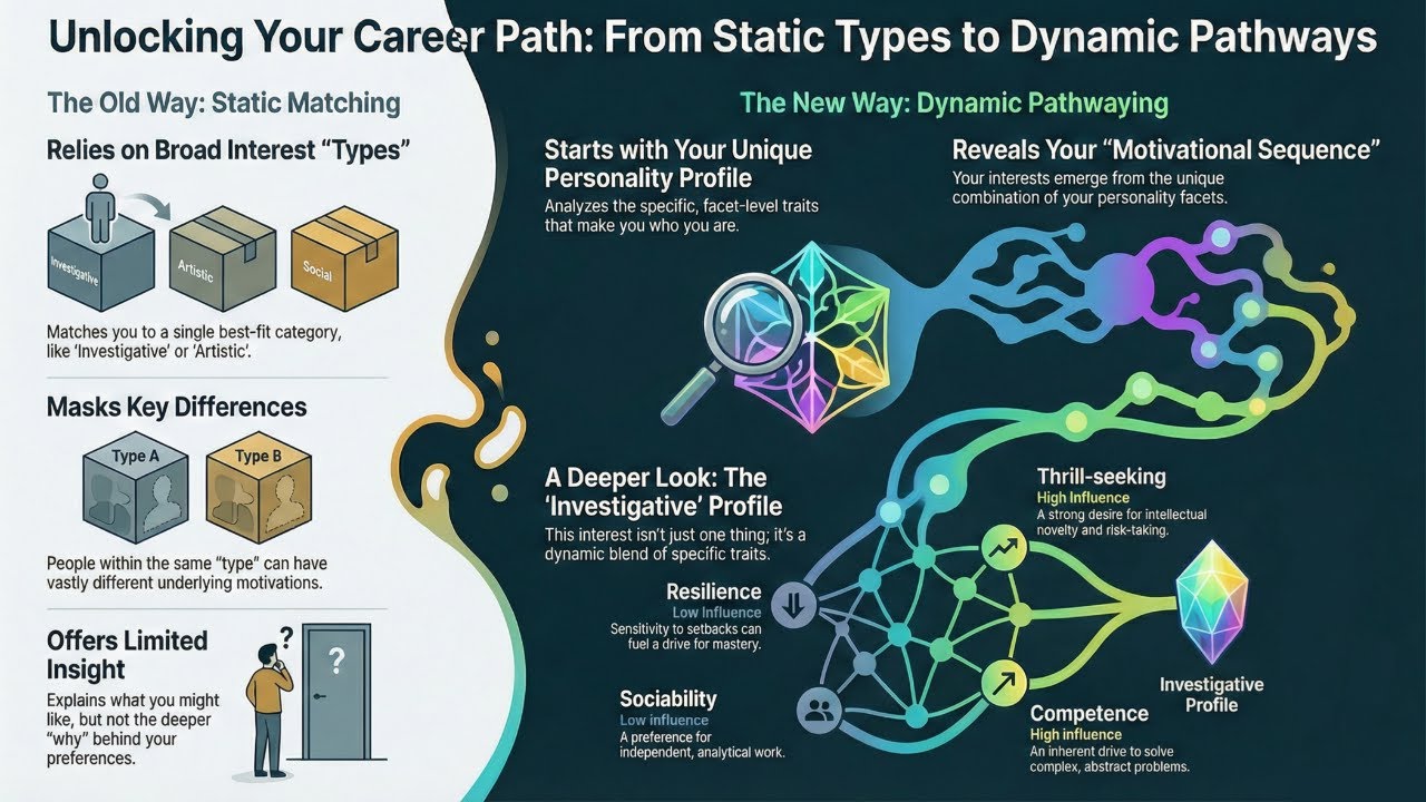 Did you know your personality doesn't just match a career - it builds one?
