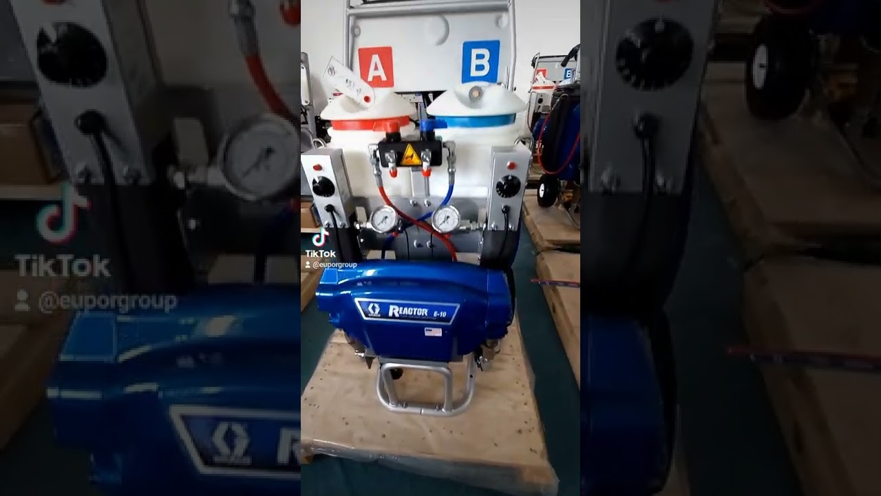 Graco reactor kicsi vs nagyg&eacute;p. Purhab sz&oacute;r&oacute; g&eacute;p -  