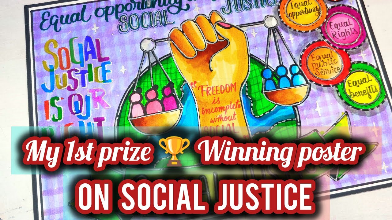 Poster on women's equality day / save girl child /gender equality poster/social justice Drawing
