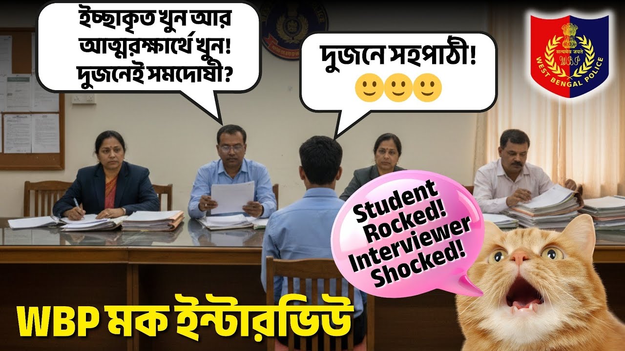 WBP মক ইন্টারভিউ || WBP MOCK INTERVIEW || WBP কনস্টেবল || WBP CONSTABLE