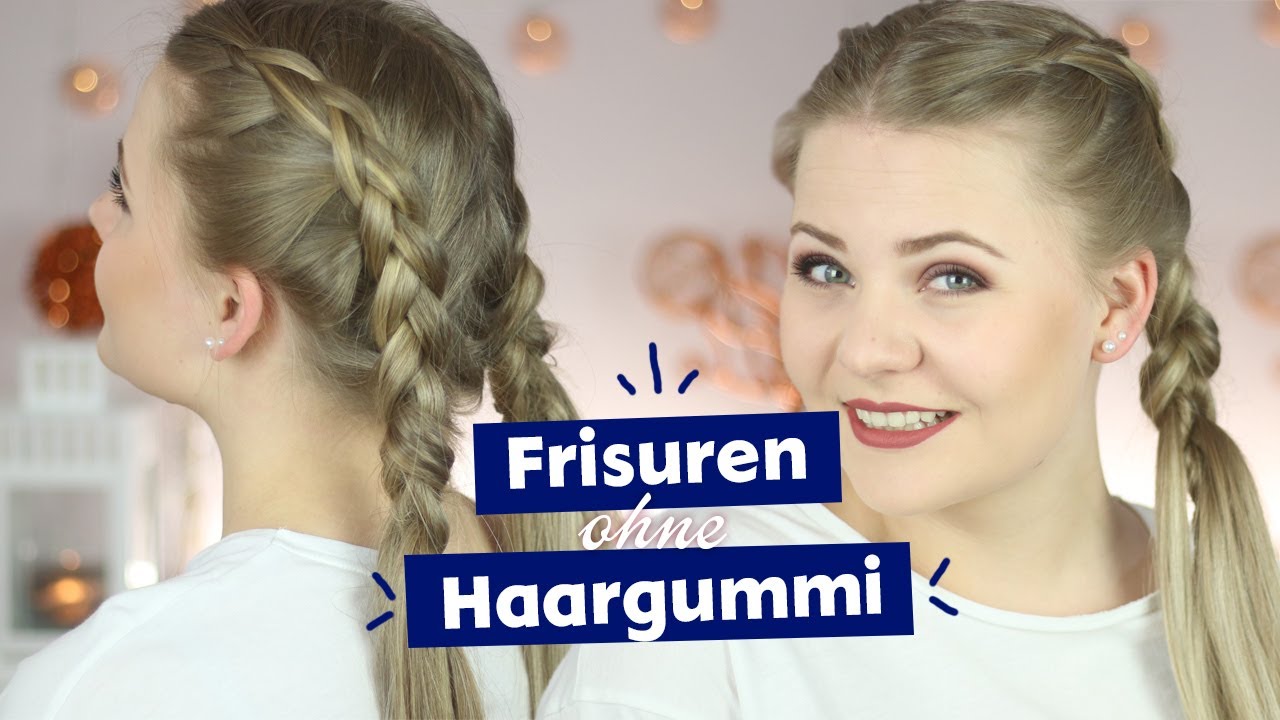 Frisuren ohne Haargummi & Spangen I DominoKati
