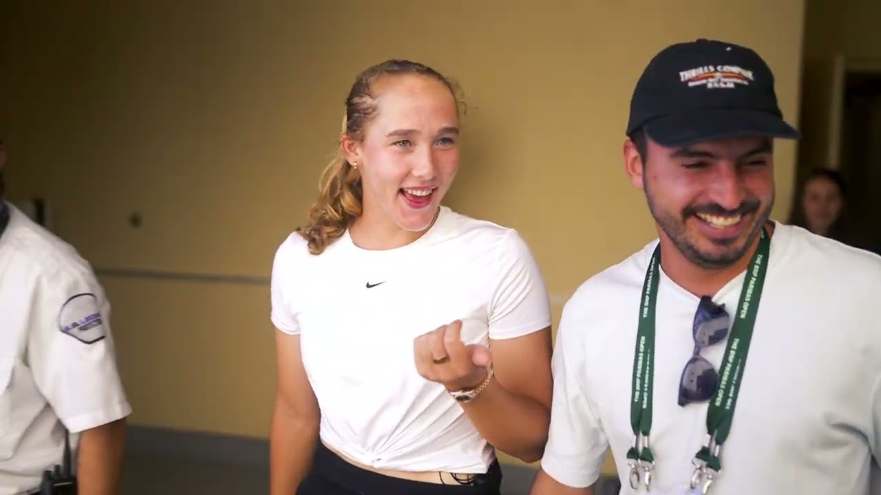 День общения с прессой и Миррой Андреевой | За кулисами | Турнир BNP Paribas Open 2026