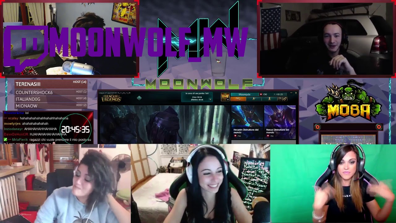 Twitch ITA #3 Paoloidolo Canelupo1996 Moonwolf_MW italiand0g