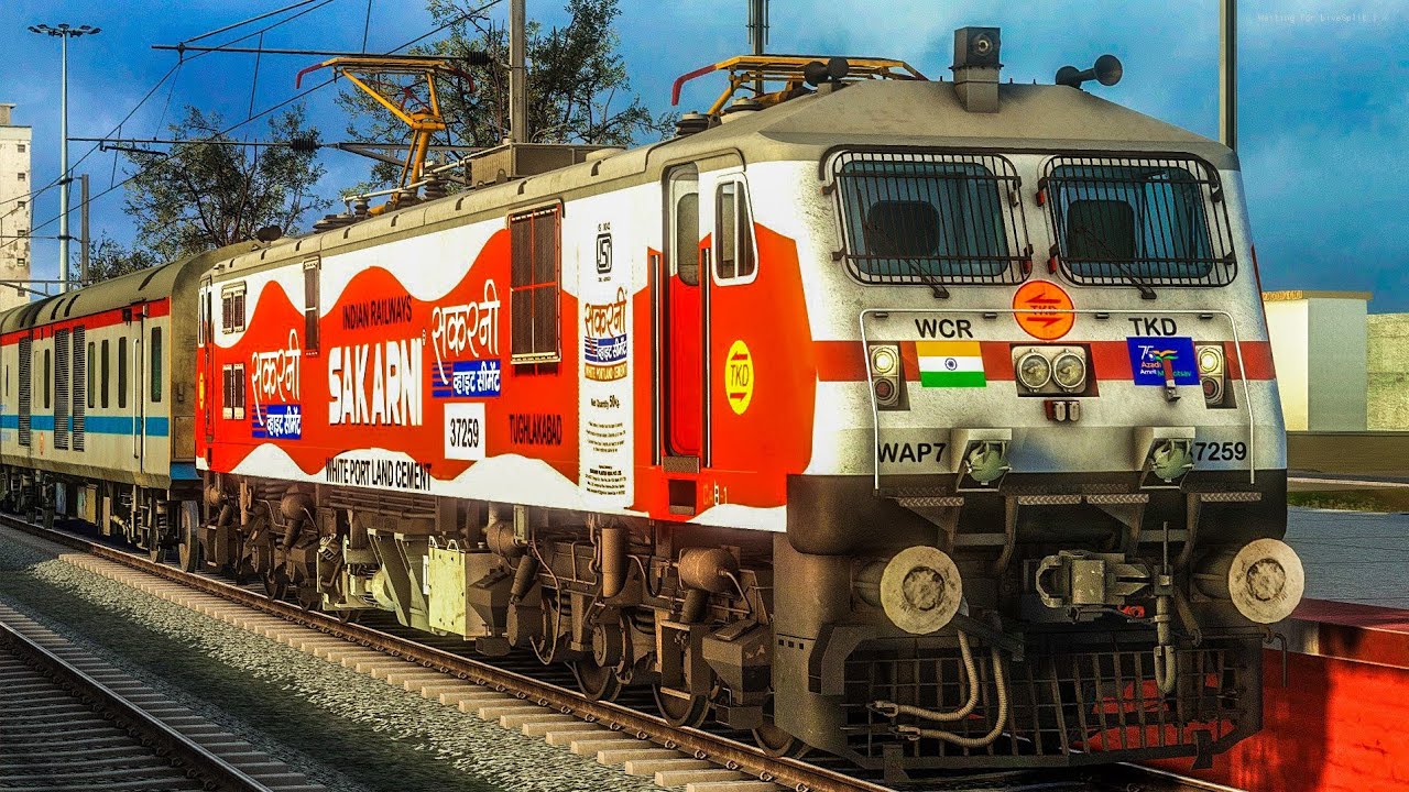 Poorva Express HIGH SPEED action in Railworks...#trainsimulator #railworks 