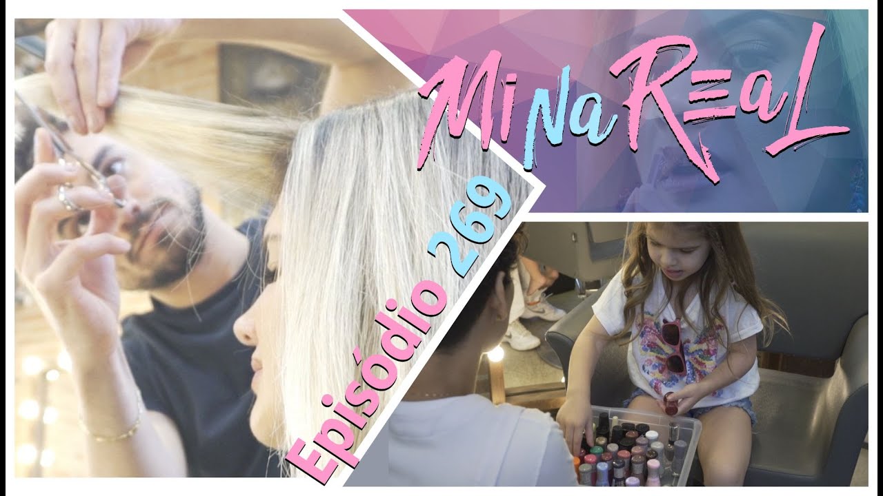 MiNa ReAl l Hidratando os cabelos com Washington Nunnes e Valentina vai pintar as unhas.