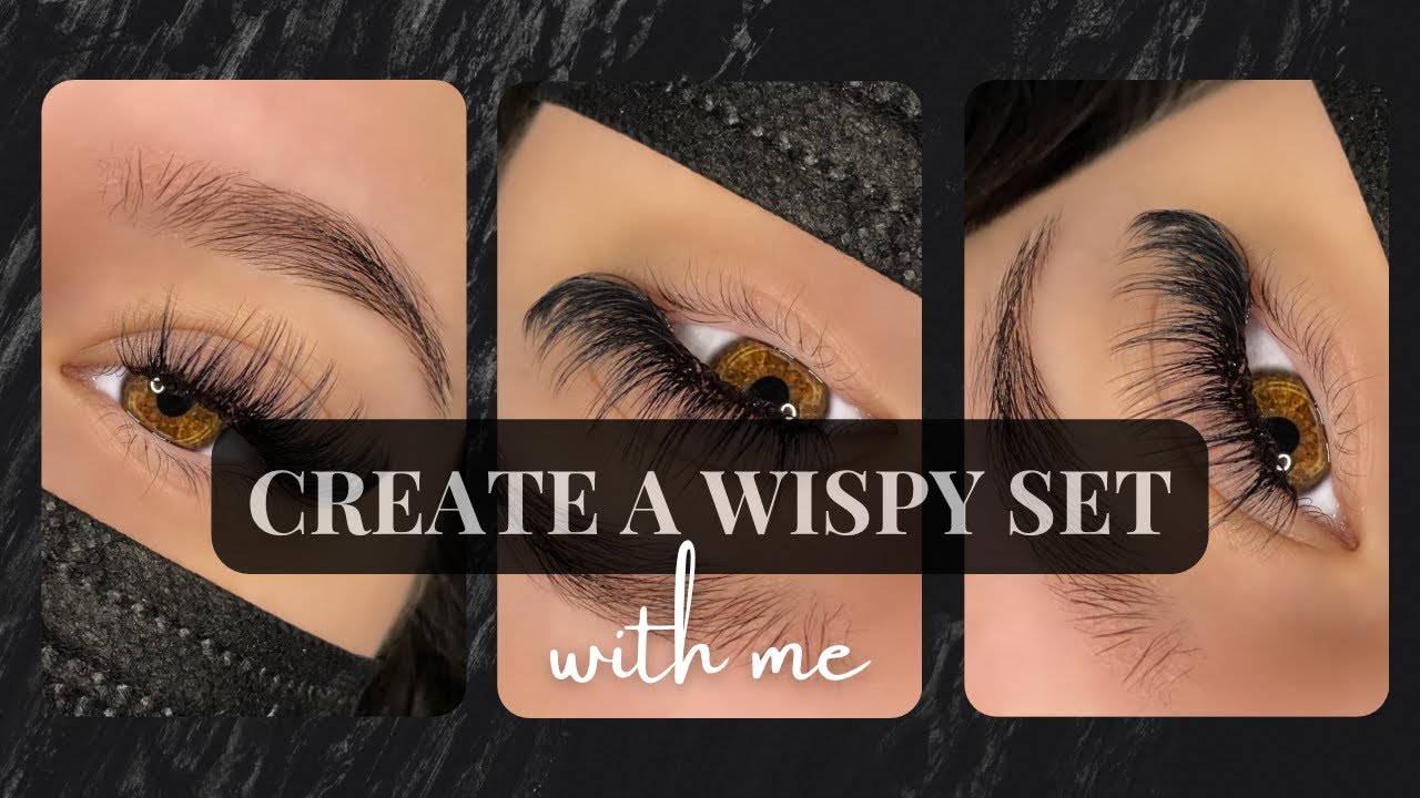 HOW TO CREATE A WISPY LASH SET | With Music | Lash Tips For Lash Artist | How To Lash 🖤
