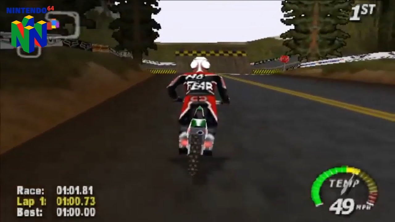 Excitebike 64 (Nintendo 64 Gameplay)