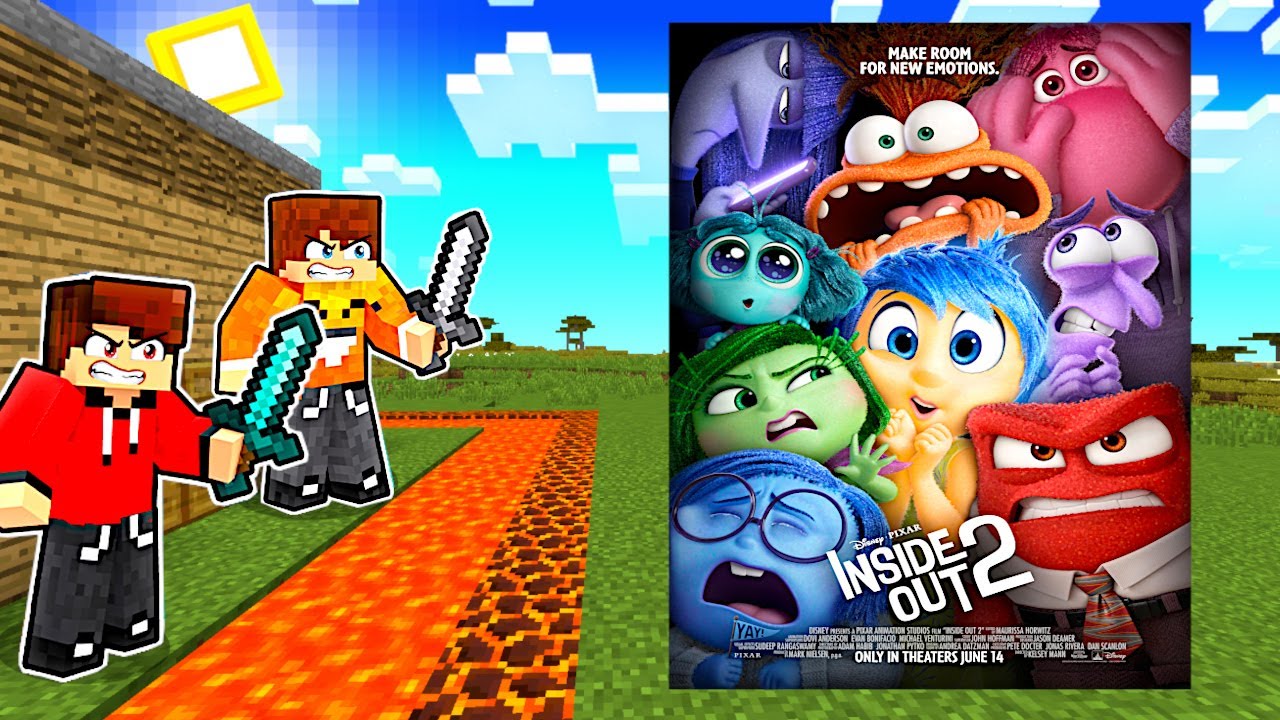 «Головоломка 2» против СЕКРЕТНОЙ БАЗЫ в Minecraft! (Inside Out 2)