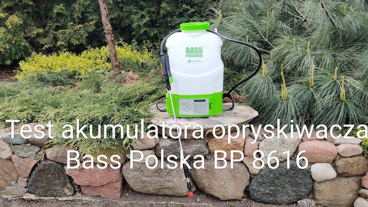 Test akumulatora opryskiwacza Bass Polska BP 8616