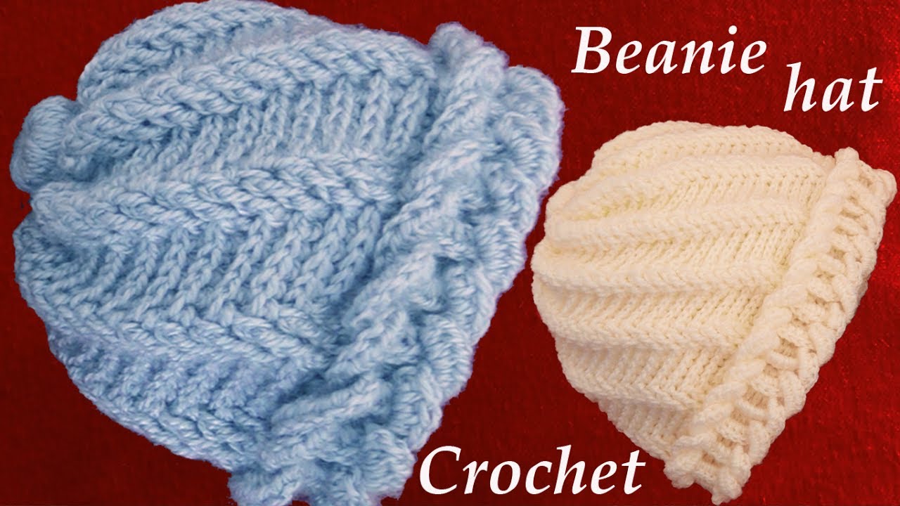 aprende  hacer un gorro tejido con Gancho Crochet de argollas gruesas