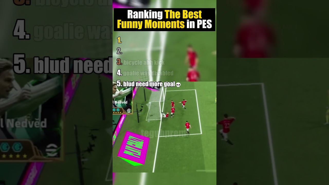 Рейтинг самых смешных моментов в eFootball #fifa #efootball #football #shorts
