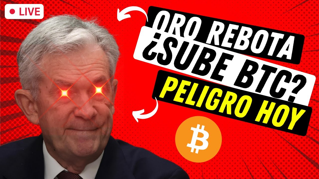 🔴 EN VIVO: ¿QUÉ HACE BITCOIN HOY? ➤ ¿Hasta dónde rebota el Oro?