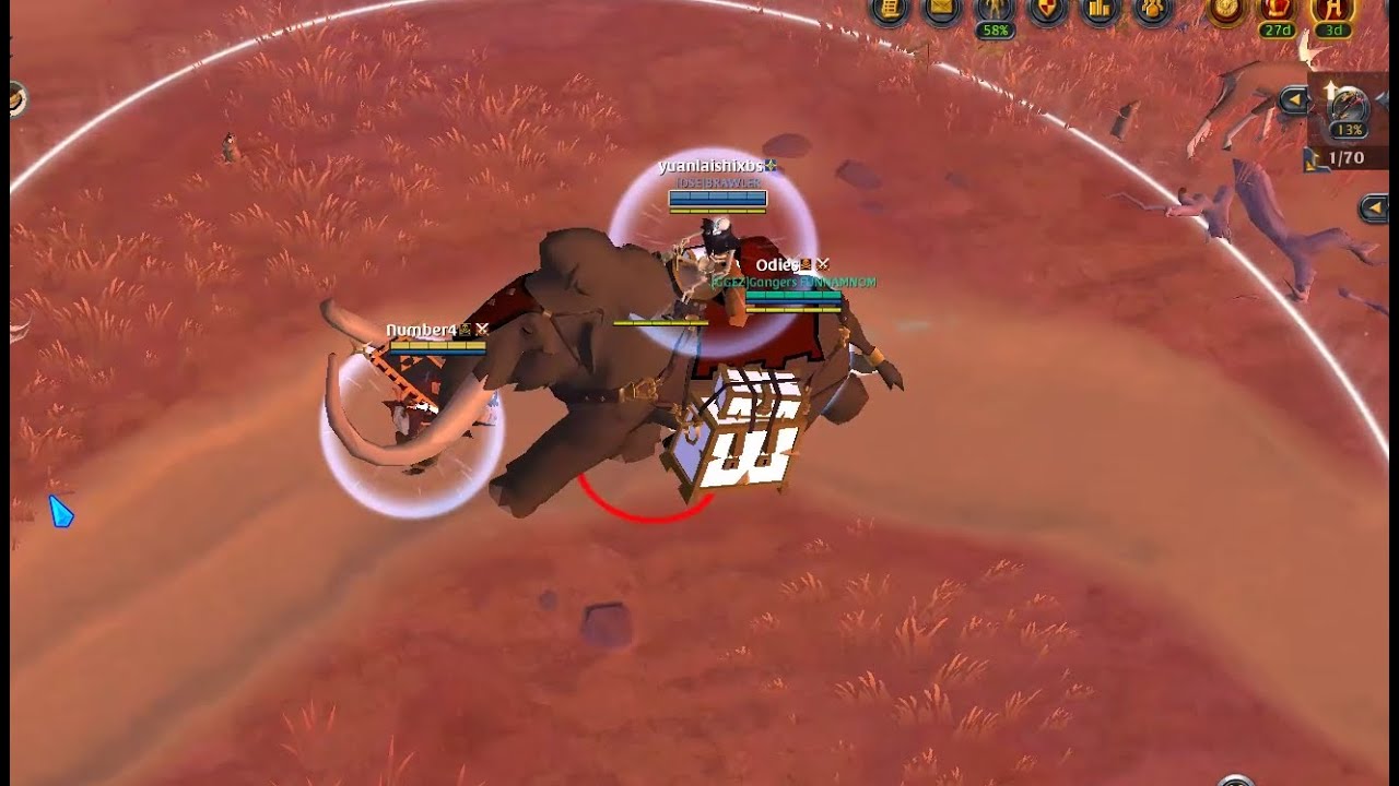 Cooking 2 MP mammoth | Albion Online | Ganking