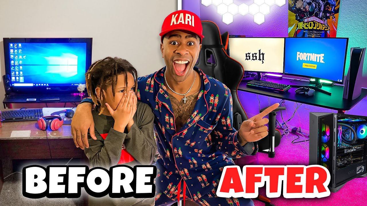 Surprising Fan Who's Brother Died w/ His DREAM GAMING SETUP!!