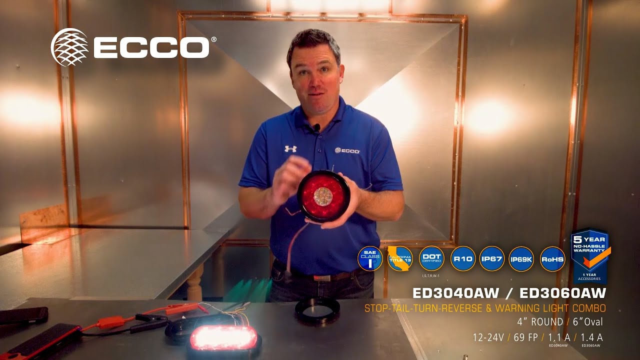 ED3040 & ED3060 | Stop-Turn-Tail-Reverse Warning Light