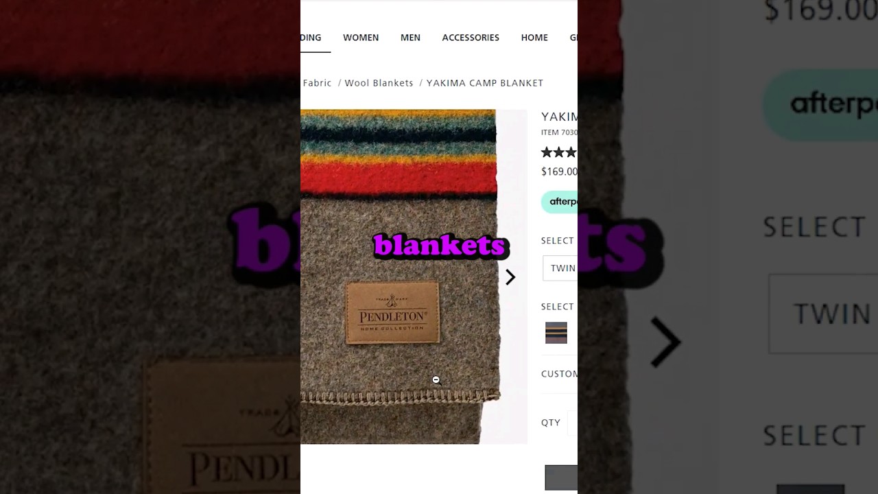 Пледы Pendleton из Costco! #шорты