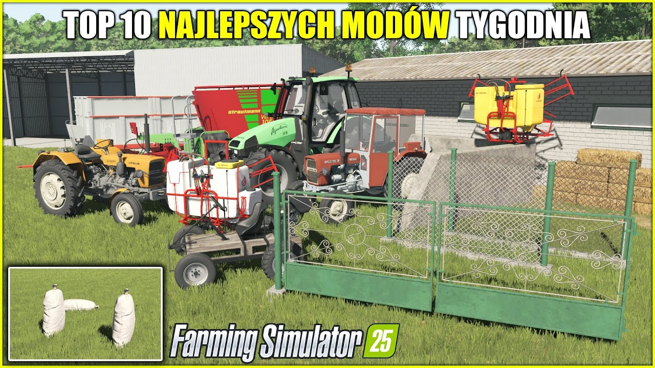 TOP 10 NAJLEPSZYCH POLSKICH MOD&Oacute;W ⭐ FS 25  *Workownica, Ursus C-330, Agromehanika AGS, Deutz Fahr*