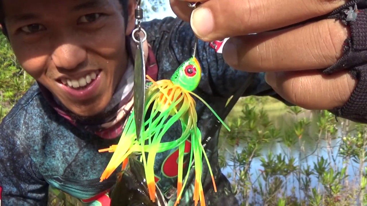 X-Lure Spinnerbait Mini, Under Water Lure For Snakeheads ||Eps 88