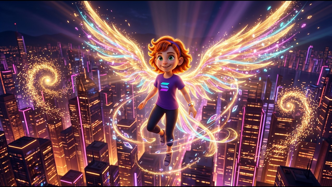 SOL GIRL: Il Potere di Solana Si Risveglia! ⚡️ #CryptoLandia #Supereroi