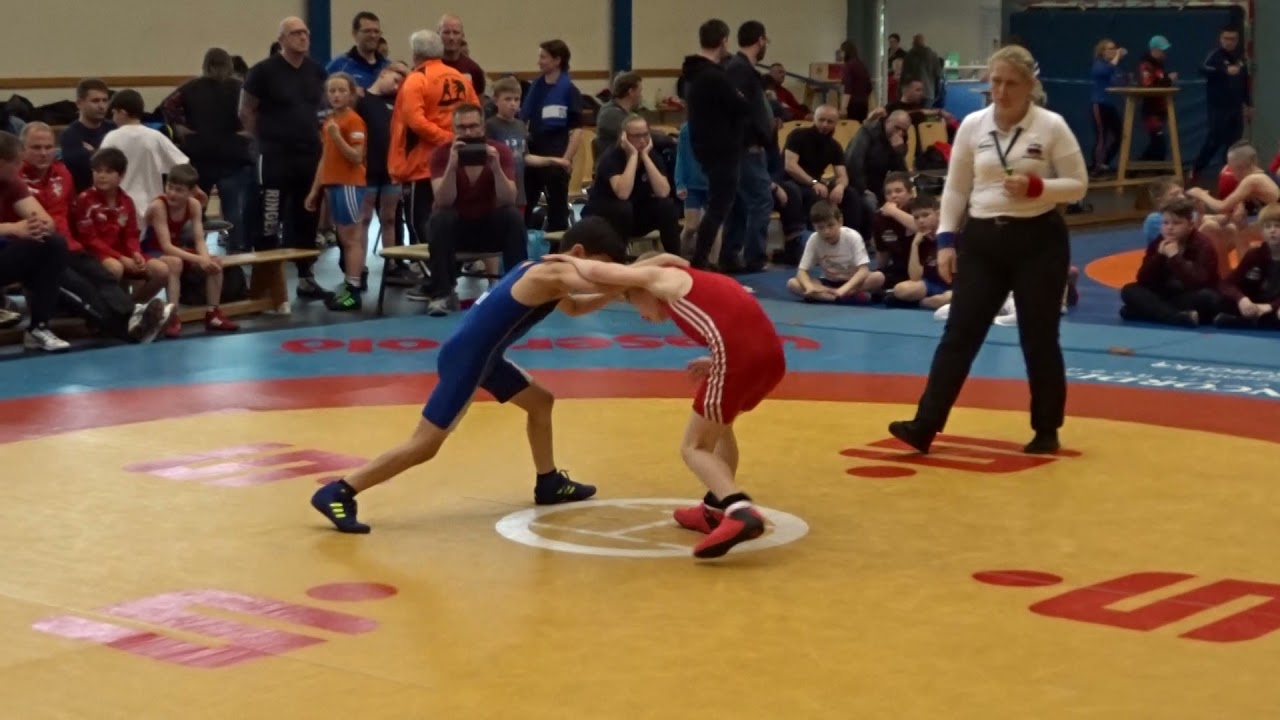1. Runde Nick Brederlow (SV Halle) - Seyedalireza Khalifeh (RV Hannover) D-Jugend 29kg 63 lbs