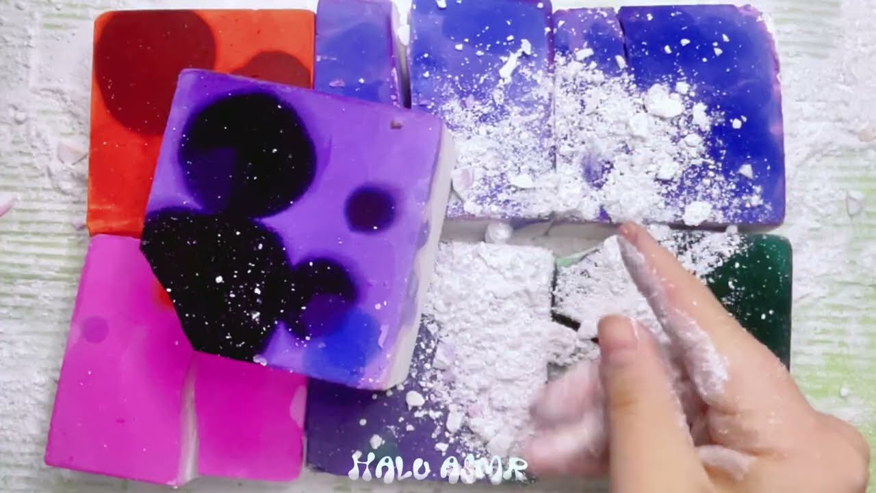 The Full-Length Version of Dyed Crispy Magnesium #gymchalk #asmr #crispy #satisfying 