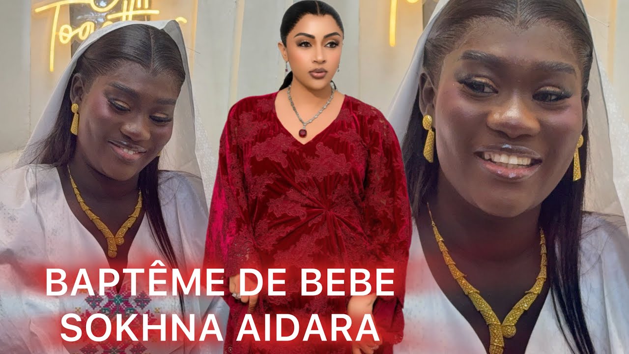 Arrivée de la femme de tapha ndiaye yalay bal au baptême de sa fille bebe sokhna aidara