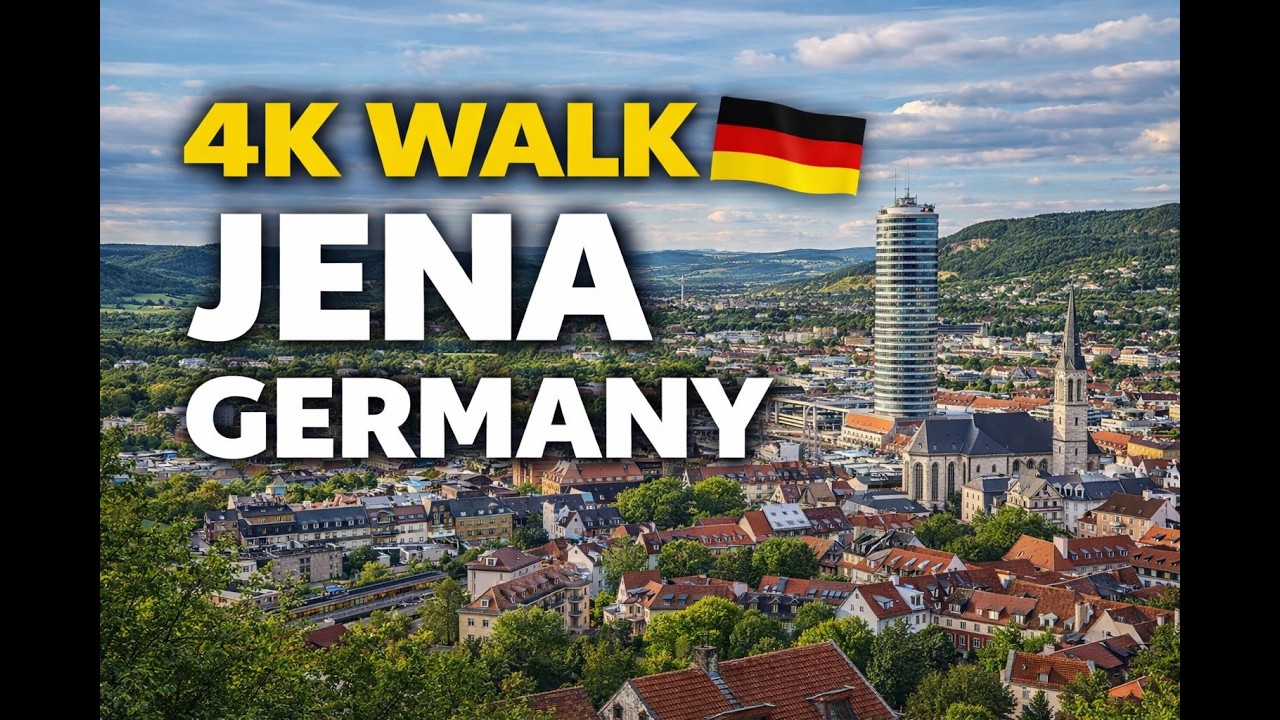 Jena Winter Walk 🇩🇪 A peaceful 4K walk through the beautiful winter streets of Jena, Germany.
