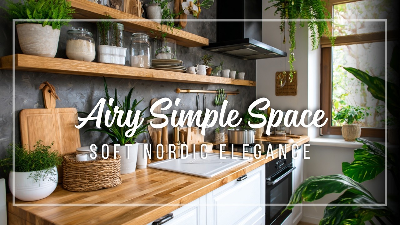 Scandinavian Small Kitchen Ideas ❄️ Airy Simplicity Enhanced with Soft Nordic Elegance