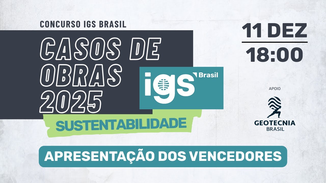 Concurso IGS Brasil: Casos de obra 2025
