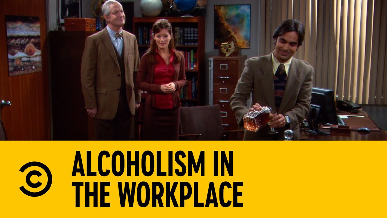 Alcoholism In The Workplace | The Big Bang Theory | Comedy Central Africa