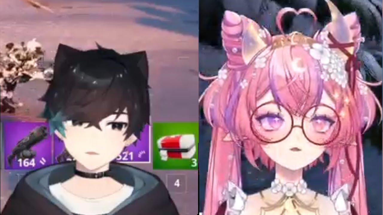 Sykkuno plays Fortnite with Ironmouse, Lily and Peter