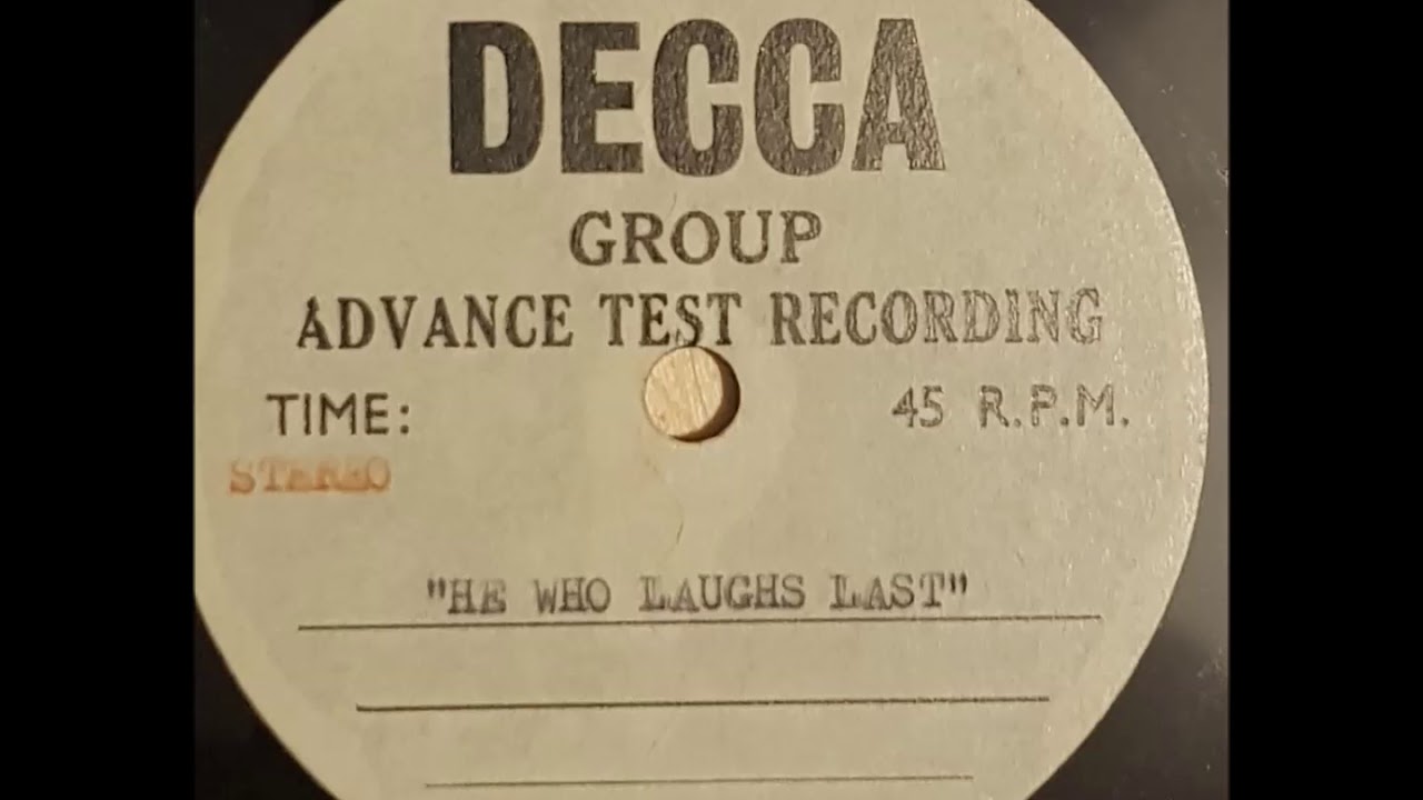 PUREPOP: Unknown Acetate - He Who Laughs Last -Unreleased Glam era Rocker