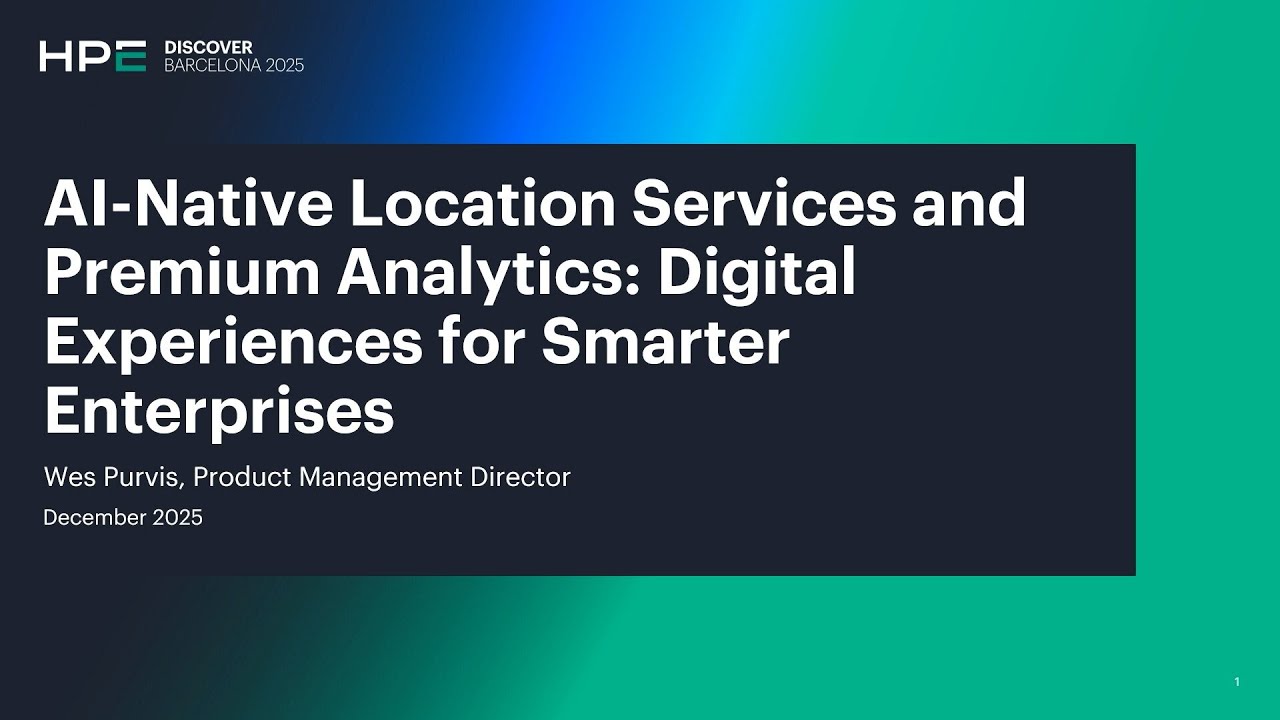 AI-Native Location Services and Premium Analytics: Digital Experiences for Smarter Enterprises