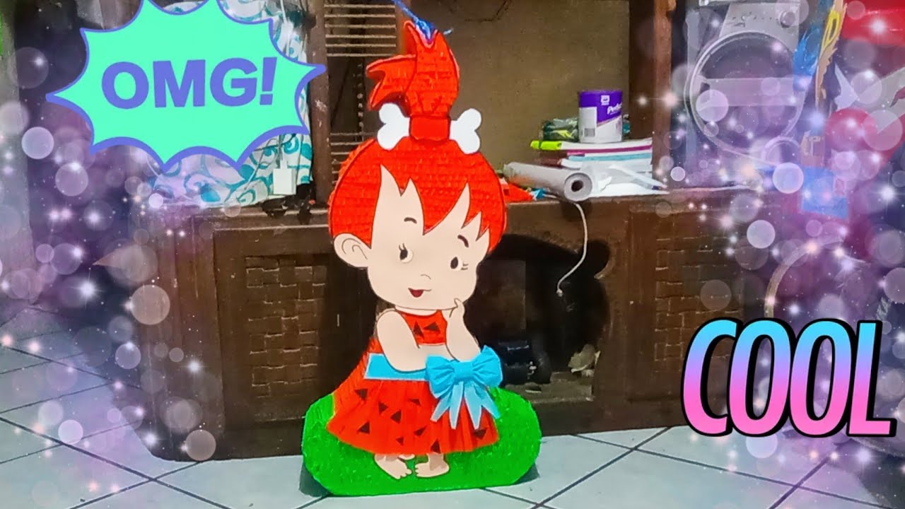 PIÑATA DE PEBBLES  LOS PICAPIEDRAS