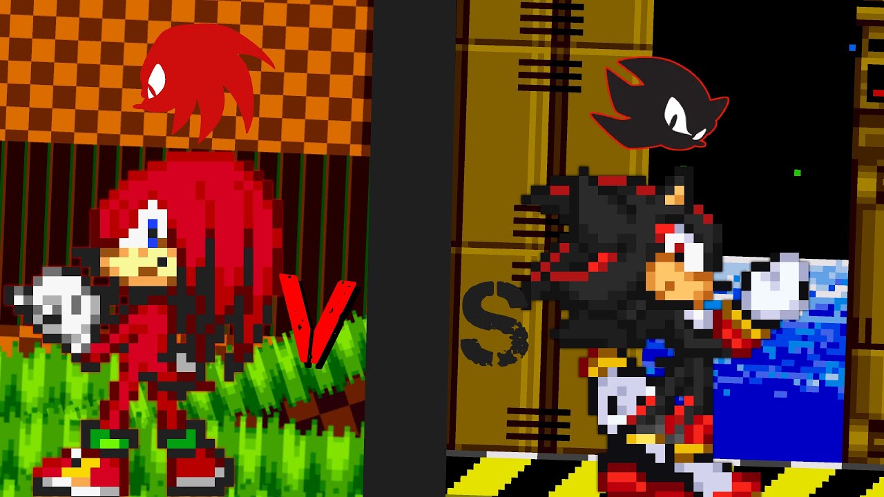Knuckles vs Shadow