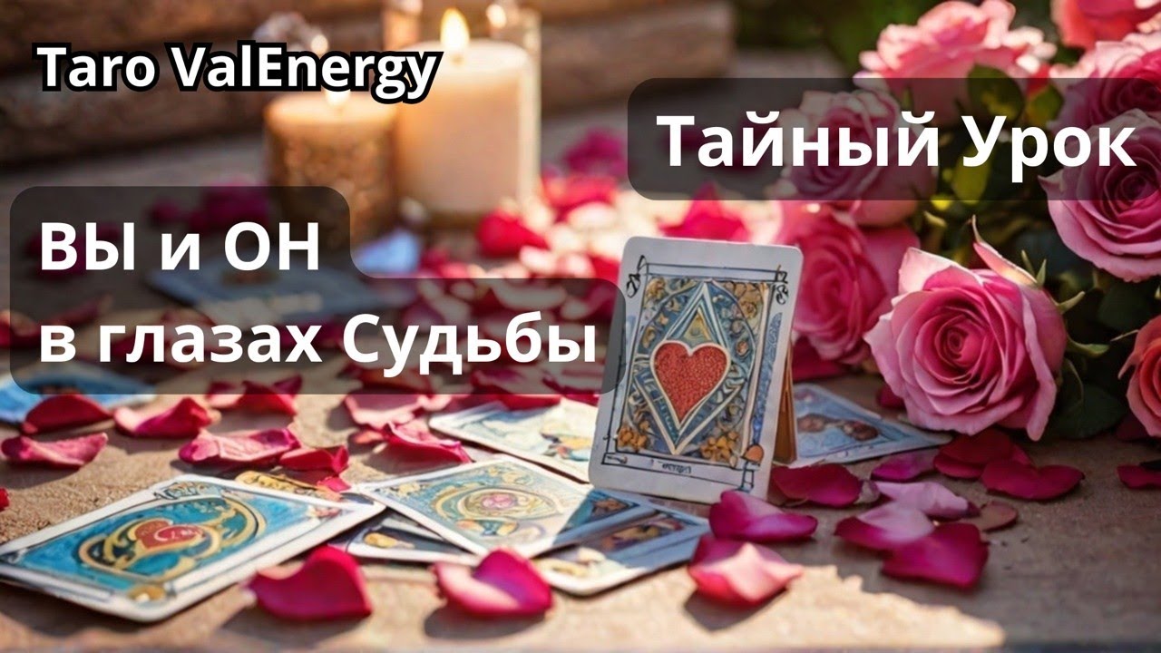 ВЫ и ОН в глазах Всевышних сил: какой урок СУДЬБЫ вы проходите?!Таро любовь трансформация🔮