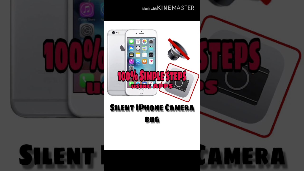 How to Silent IPhone 6+ Camera bug