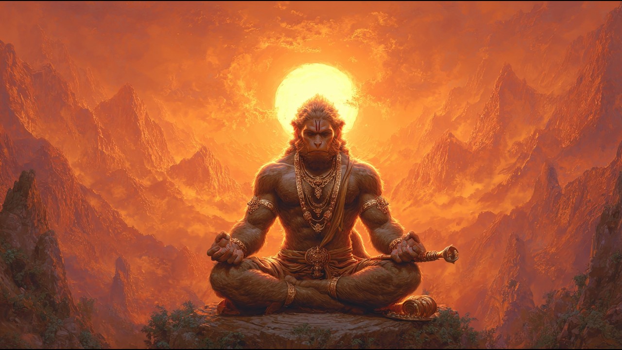 🏔️ Block Bad Luck & Overcome All Fears | Powerful Hanuman Mantra for Supreme Courage ✨🛡️