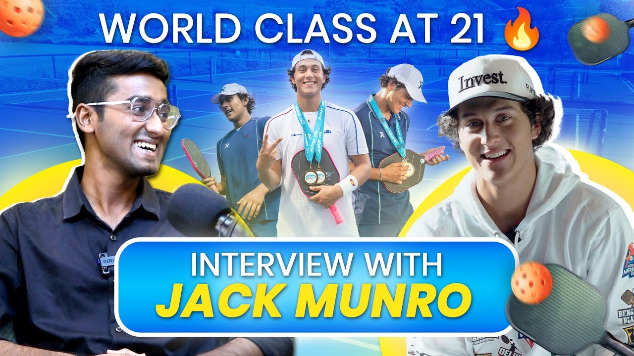 Jack Munro: 21 Year Old Pro Pickleball Champion Interview | #1 in #APPTour | UT Student, USA.