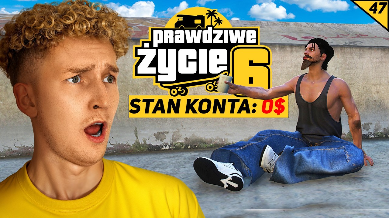 GTA V PRAWDZIWE ŻYCIE #47 SKOŃCZYŁY się PIENIĄDZE...😵&zwj;💫 [S6]