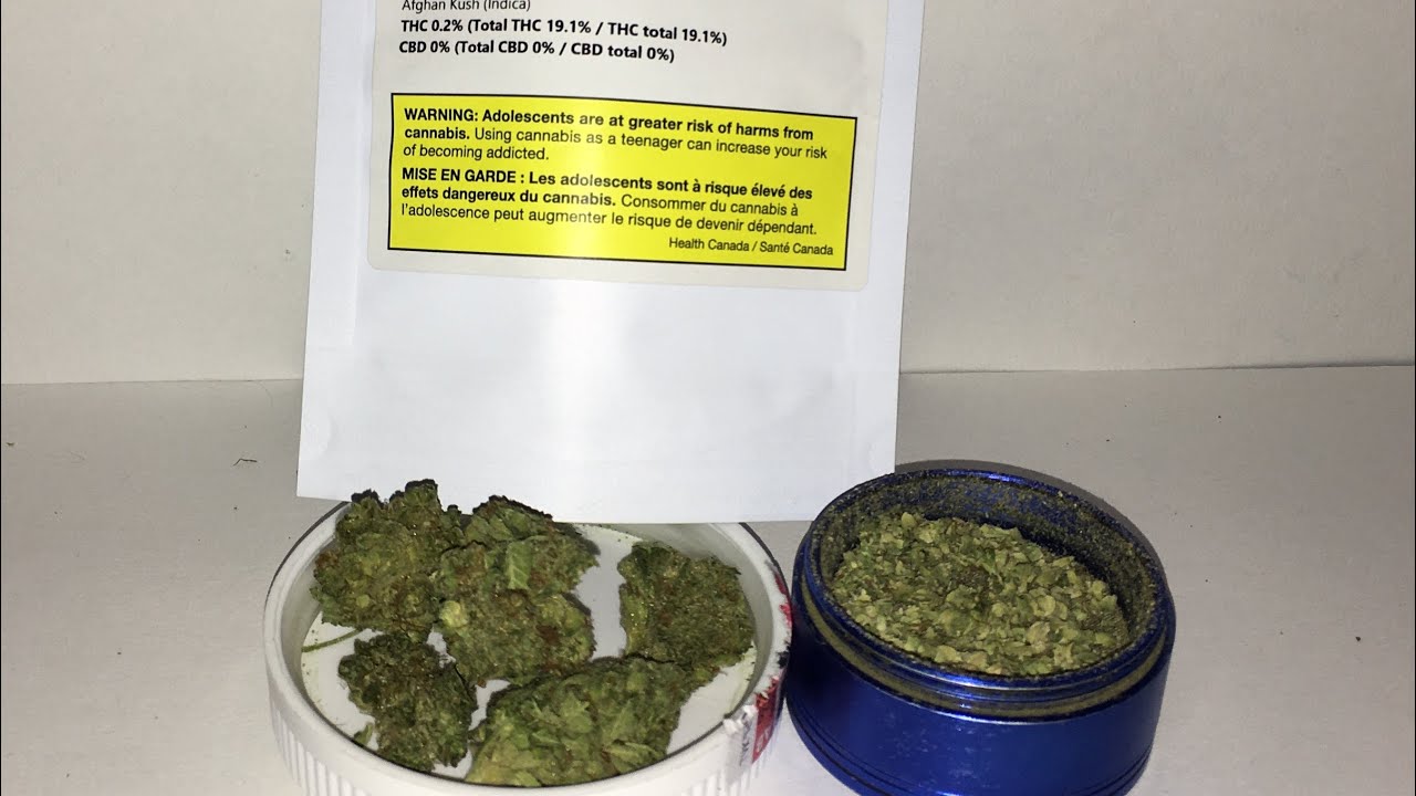 Weed Unboxing- Afghan Kush By Pure Sunfarms
