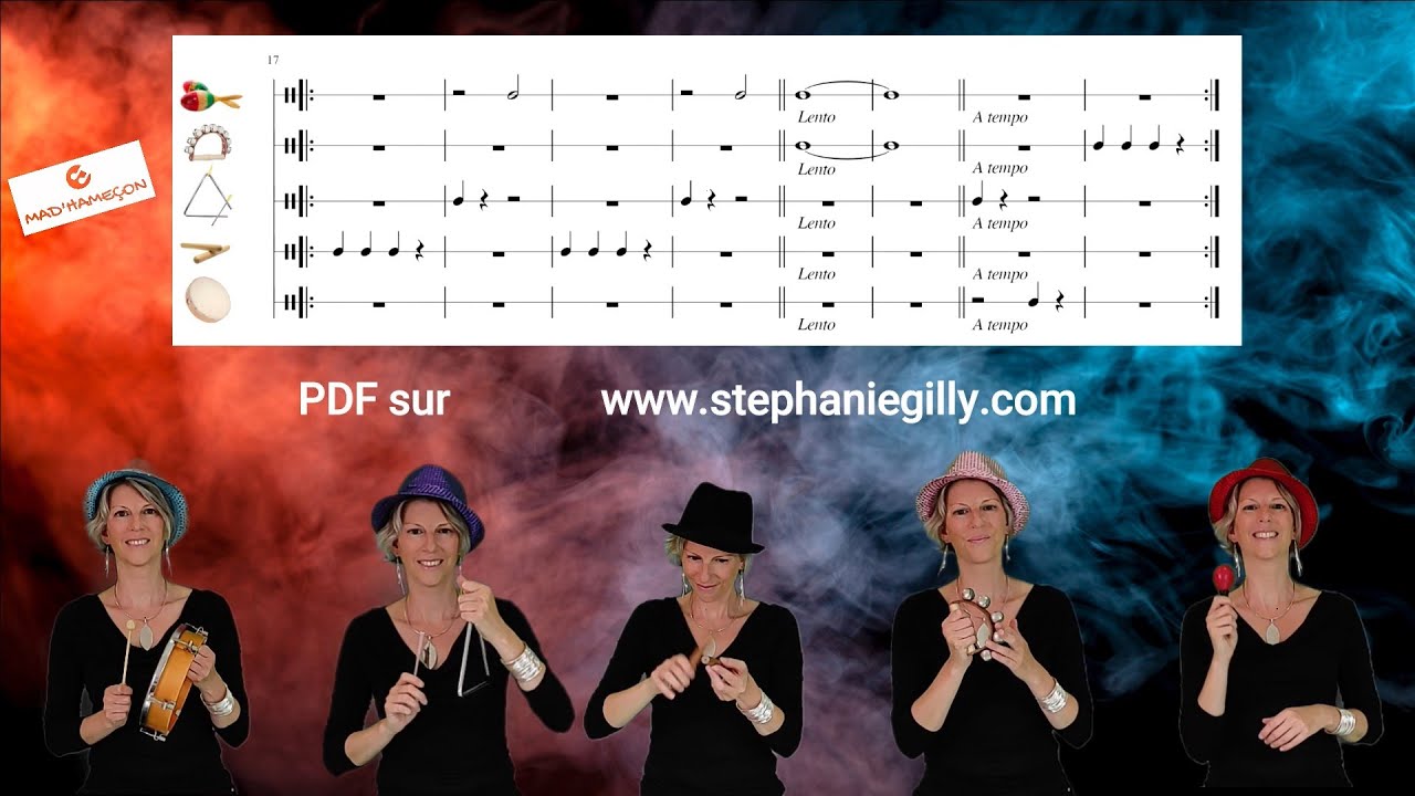 Danse hongroise n°5 - BRAHMS - rhythm playalong - Mad'Hameçon