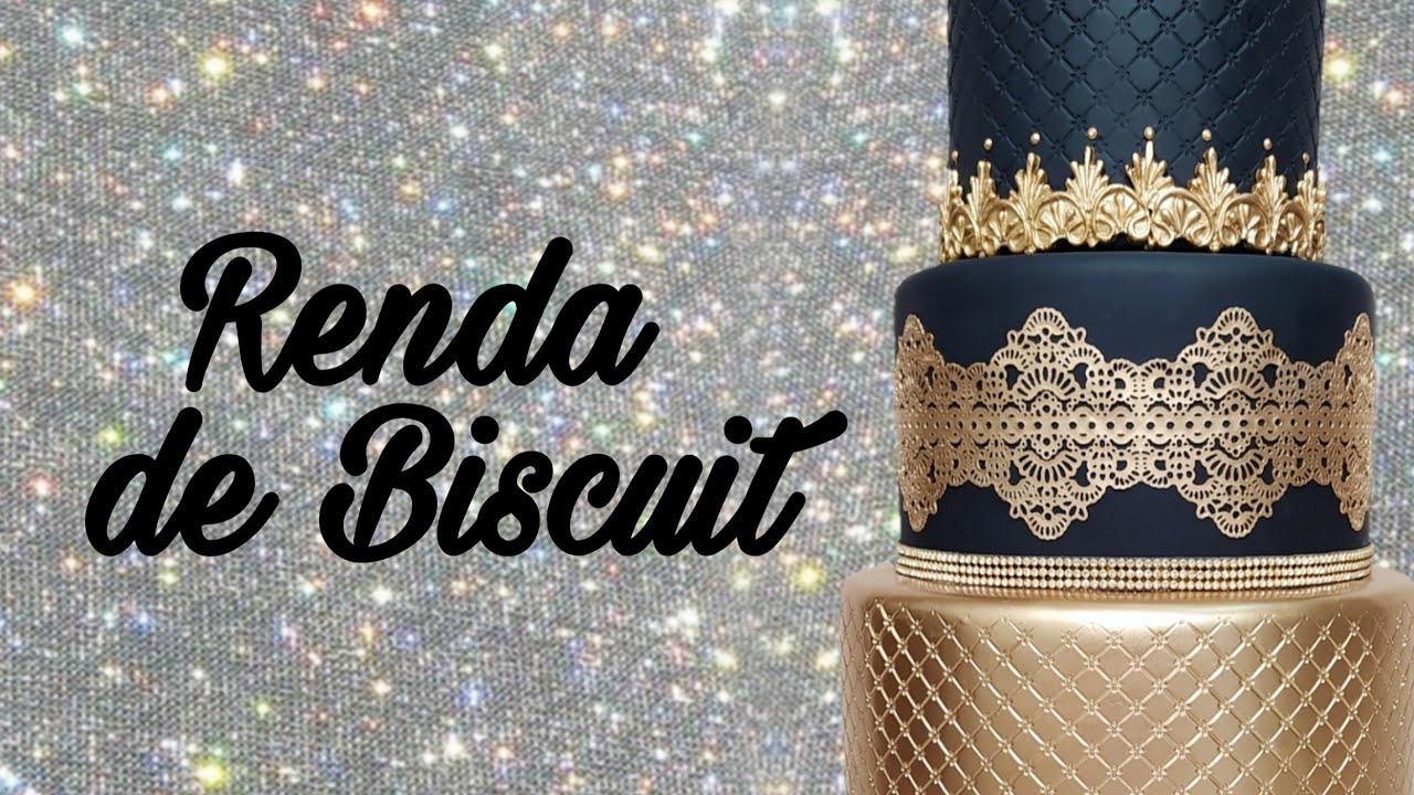 Como fazer renda de biscuit! Passo a passo!