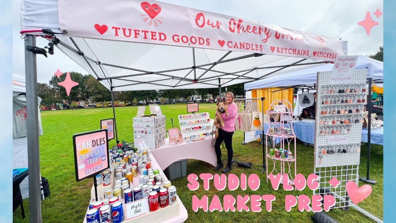 Studio Vlog // running a small business, ring shopping, unfortunate events, market prep