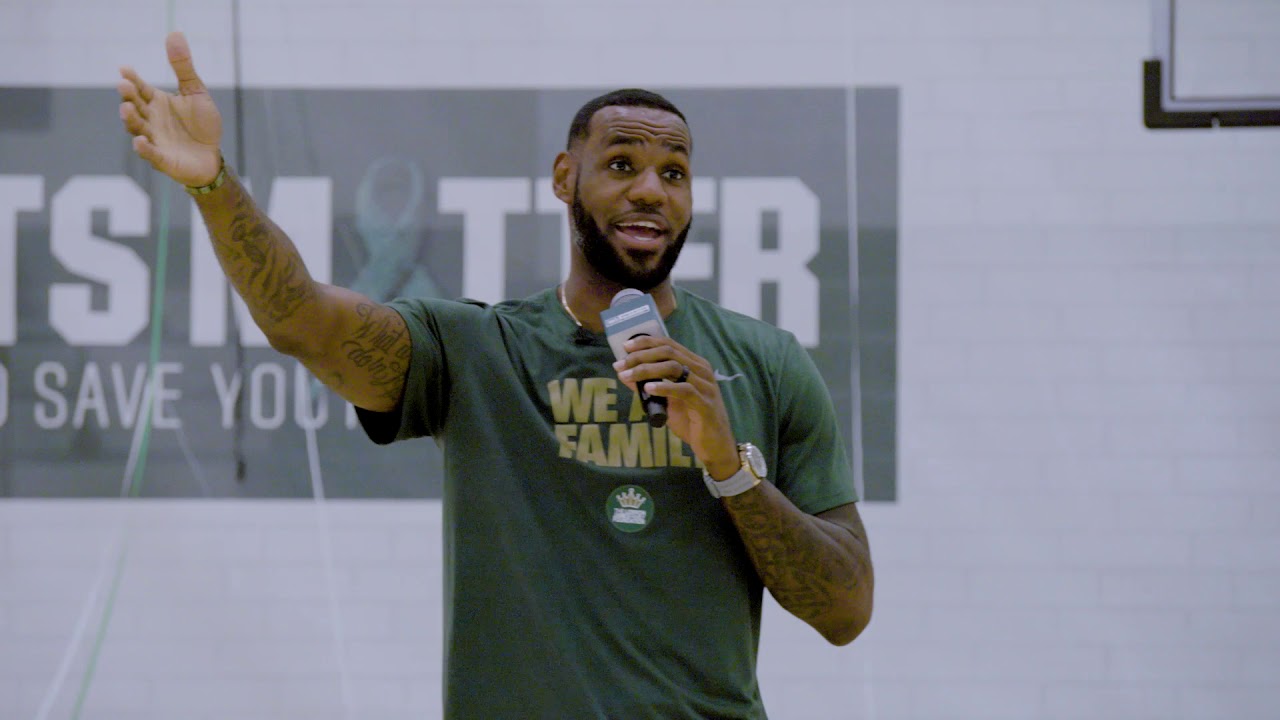 LeBron James surprises Akron students with $1 million grant for I Promise School gym