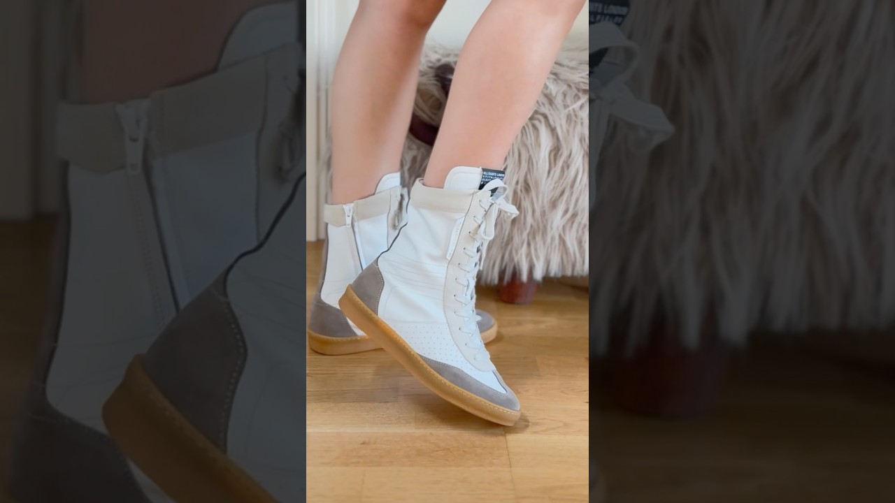 ALLSAINTS LOUISE sneakers 🤩 clean, minimal, and easy to style.