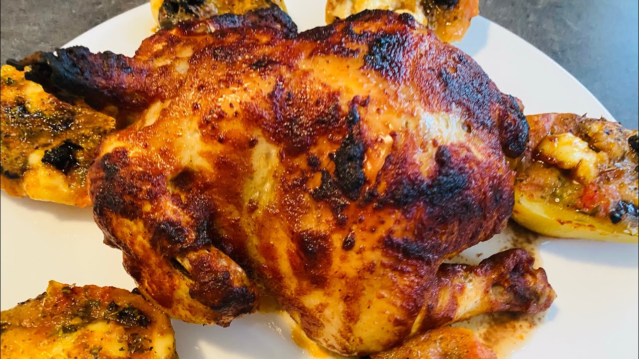 Pollo arrosto glassato al miele/دجاج مشوي بالعسل
