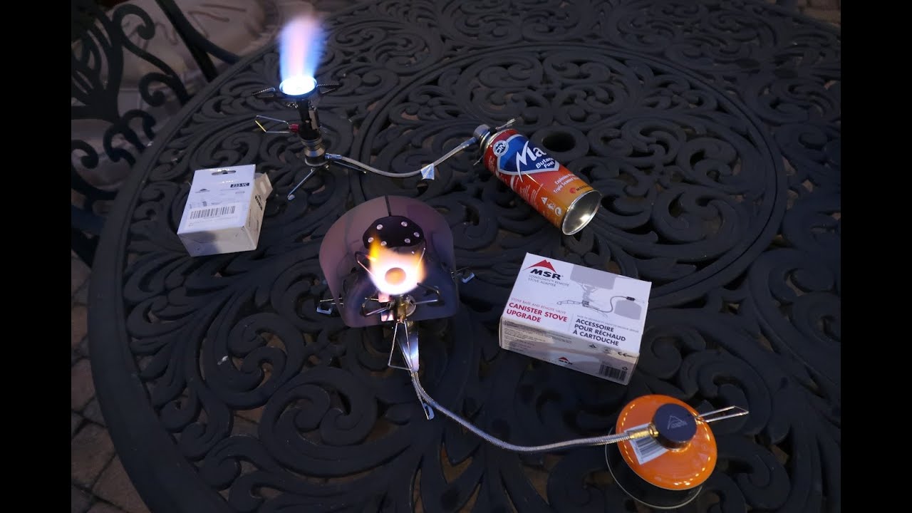 Camping Moon Z23-VC Rocket Stand: Butane Canister Stove Adapter