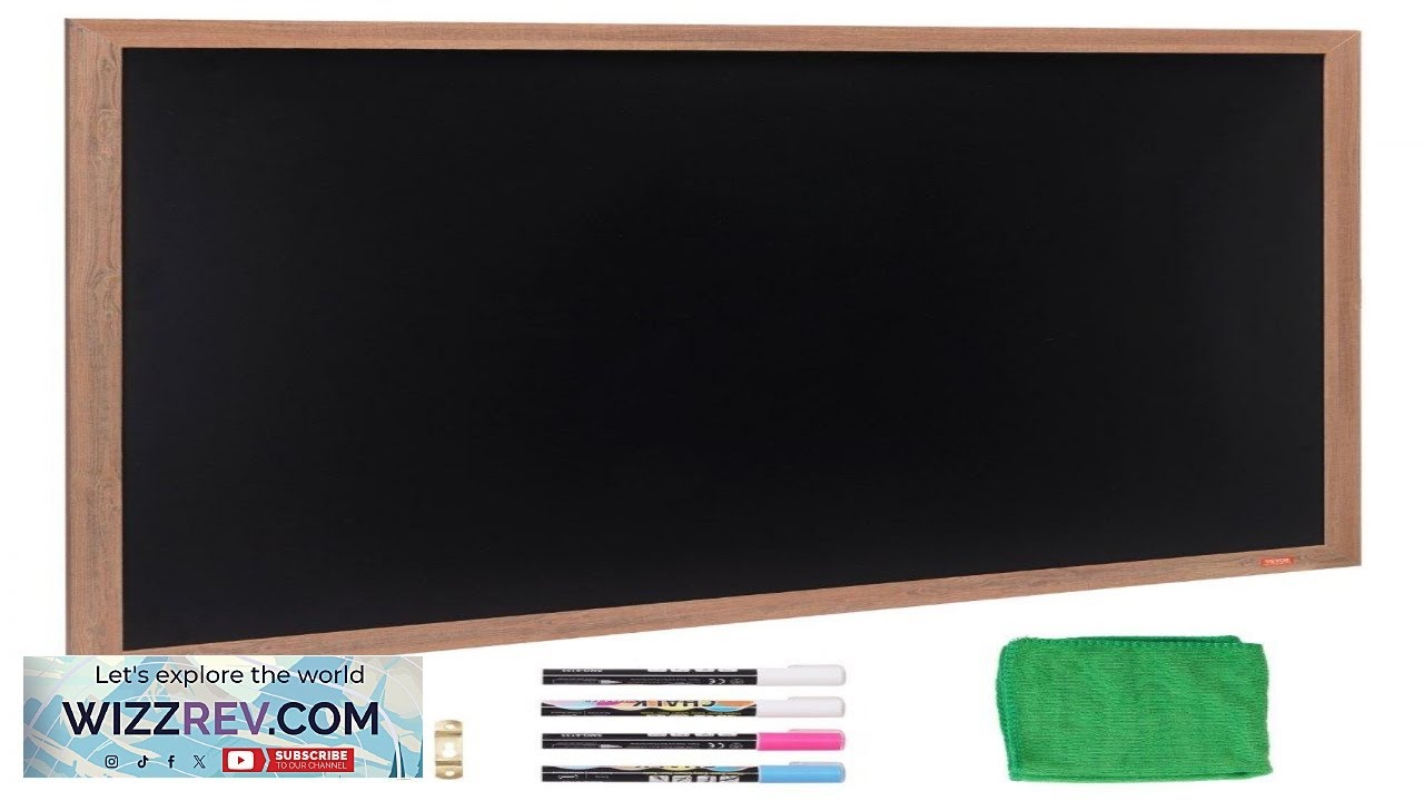 VEVOR Magnetic Chalk Board Hanging Message Signs with Chalks Vintage Chalkboard Sign